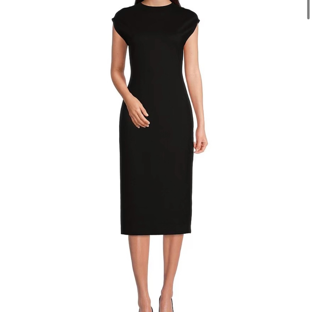 Calvin Klein
Ponte Round Neck Cap Sleeve Sheath Dress